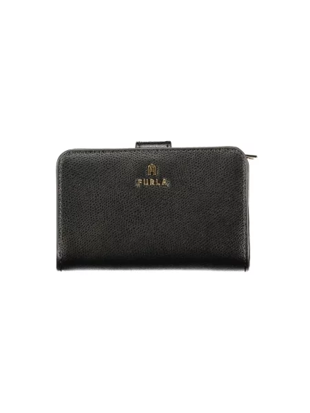 Portfel Furla skórzany czarny