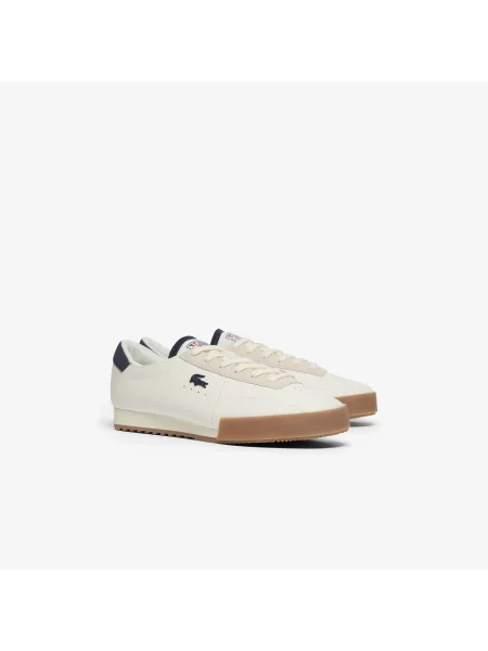 Lacoste Skórzane Sneakersy Aura biały