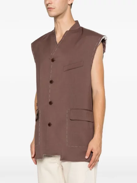 Vestă Costumein fără mâneci maro