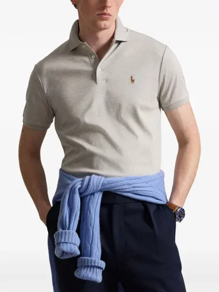 Τέντωμα καρό κιλότα Polo Ralph Lauren με κέντημα πράσινο