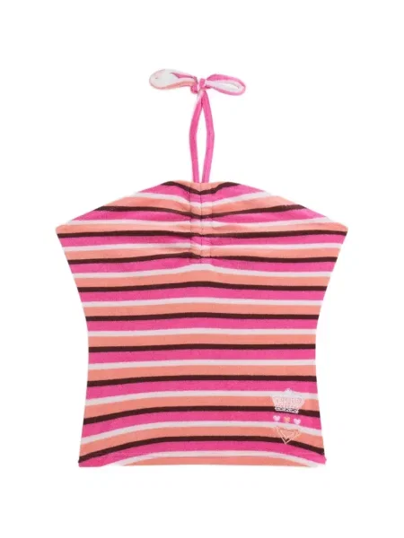 Top Juicy Couture cu gât halter roz