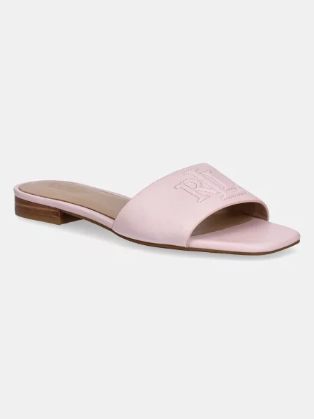 Кожени чехли Lauren Ralph Lauren Everley Sld розово