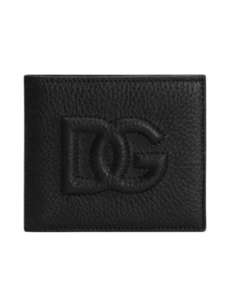 Portfel Dolce And Gabbana z logo czarny