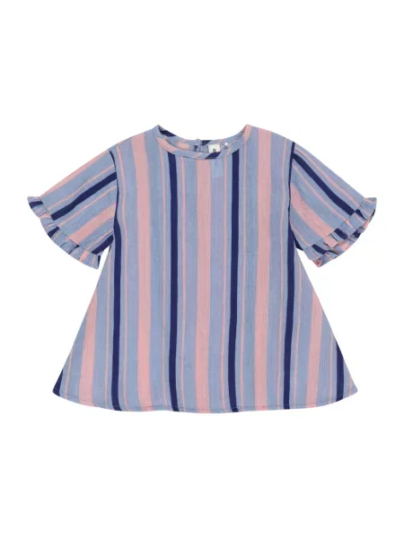 ABOUT YOU Bluza Linda mornarsko / sivkasto / roza plava