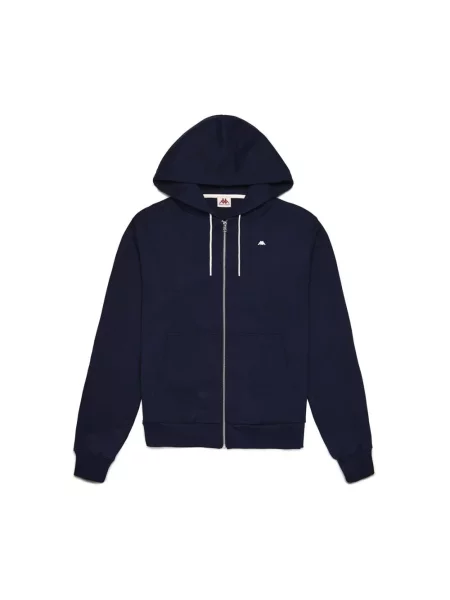 Bluza z kapturem Kappa z kapturem niebieska