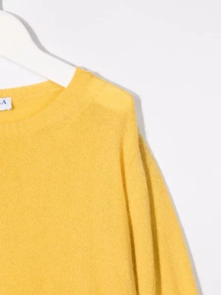 Sweter dziecięcy Siola żółty
