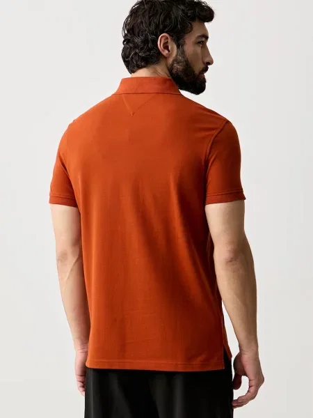 Tommy Hilfiger polo z pomarańczowa