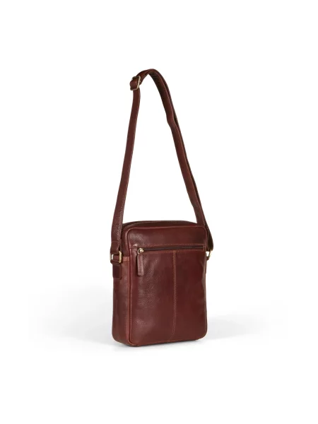 Torba crossbody Howard London skórzana brązowa