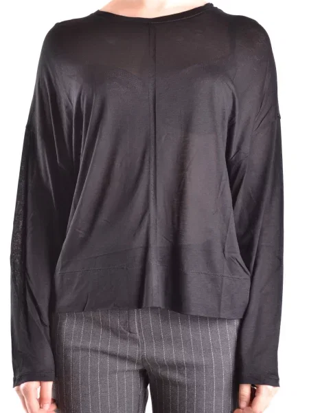 Tričko s dlouhým rukávem Dondup s dlouhými rukávy černé