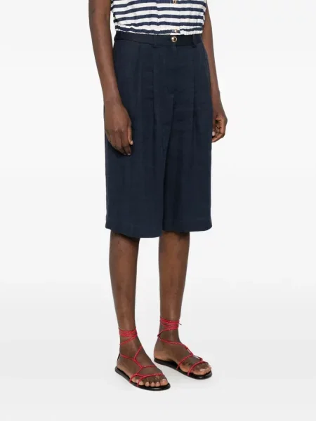 Pantaloni scurți Maje plisate albastru