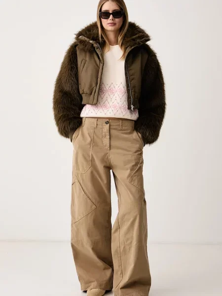 Guess pulover pentru femei LILY bej