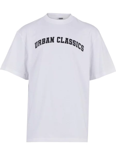 Urban Classics Tricou negru alb