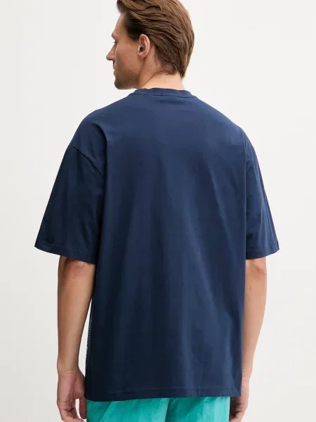 HUGO kratka majica TIKI T-SHIRT modra