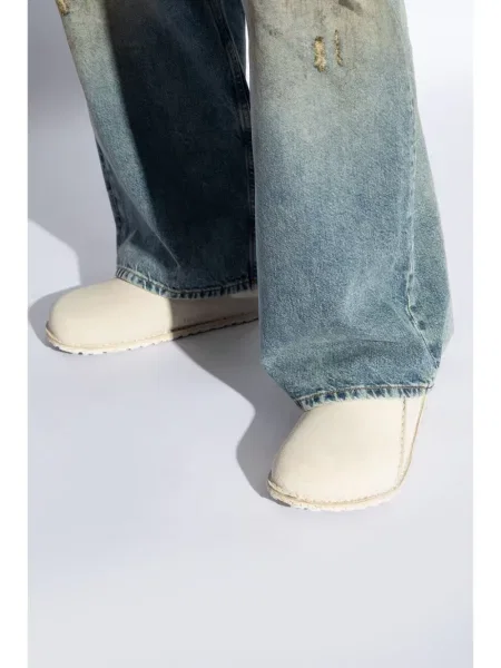 Kailio apdaila kambarinės šlepetės Birkenstock su kailiu
