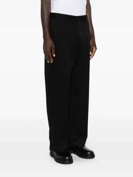 Pantaloni Lacoste cu autograf negru
