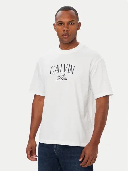 Tričko Calvin Klein Jeans bílé