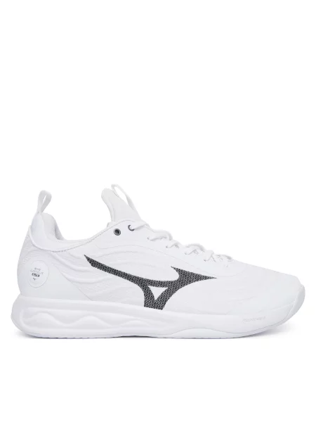 Încălțăminte pentru sporturi de interior Mizuno Wave Luminous Elite alb