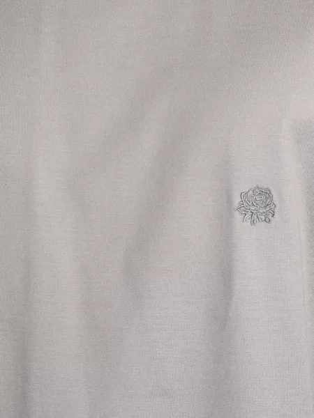 Tricou Low Brand cu broderie gri