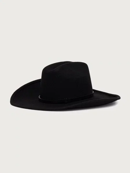 Jean Paul GAULTIER Cowboy καπέλο καουμπόι μαλλί γυναικείο μαύρο