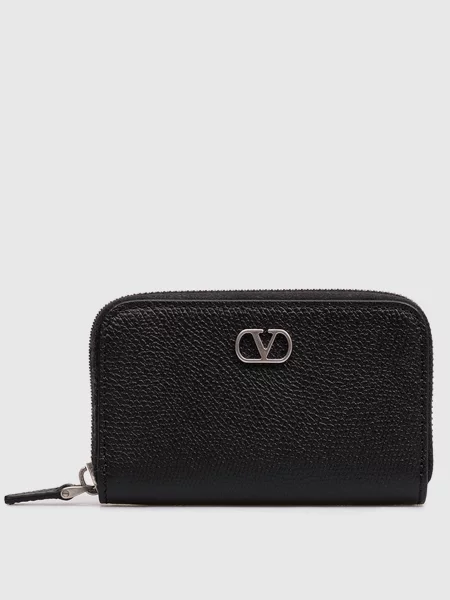 Шкіряний гаманець VLogo Valentino чорний