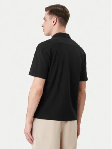 Guess Jeans košulja za muškarce od pamuka crna