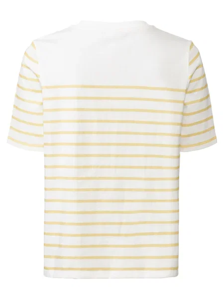 LASCANA Tricou galben / roșu alb