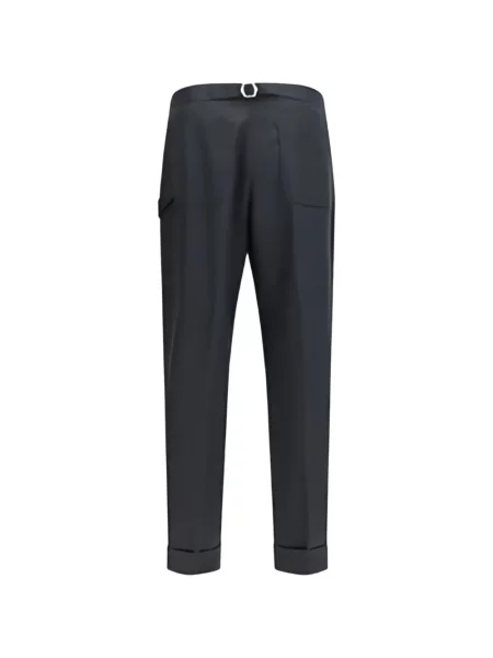 Pantaloni Umit Benan de lână gri