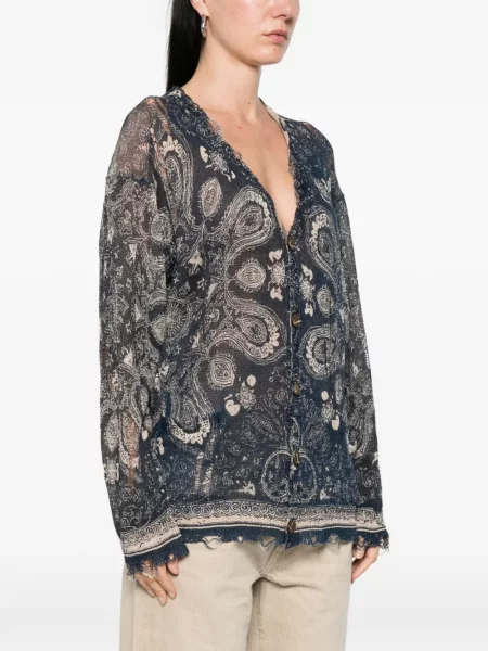 Pulover R13 albastru