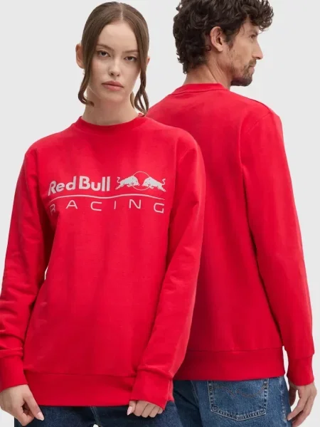 Red Bull Racing x Pepe Jeans bluza Red Bull Racing x Pepe Jeans z nadrukiem czerwony