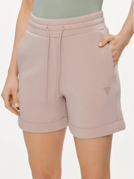 Guess Pantaloni scurți sport Elly bej