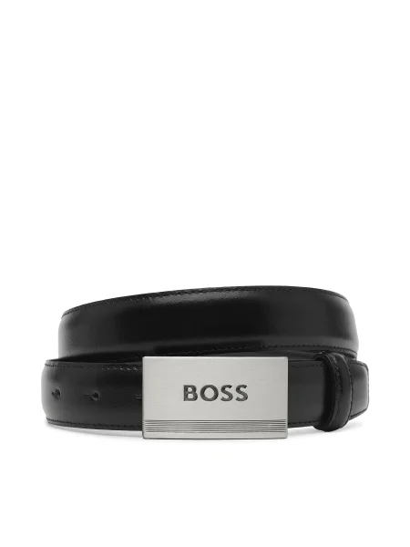 Детски кожен BOSS черно