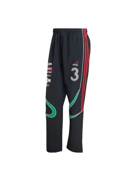 ADIDAS ORIGINALS Pantaloni Teamgeist verde / roșu / negru alb