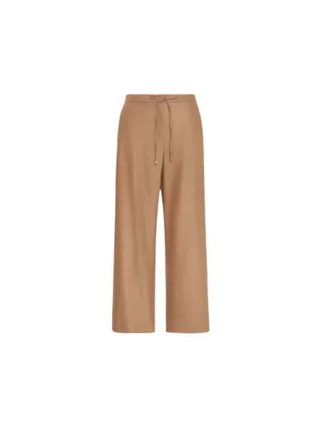 Spodnie Max Mara brązowe