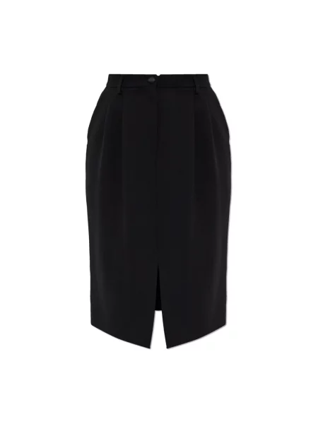 Spódnica Dolce And Gabbana wełniana czarna