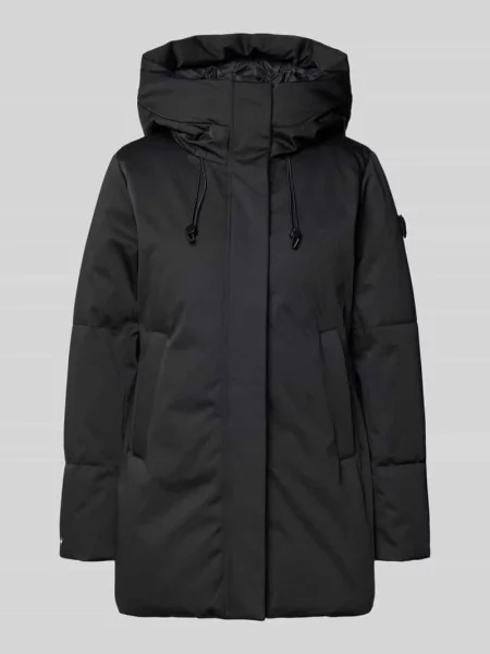 Parka z mieszanki bawełny model „ALLAP” Khujo czarna