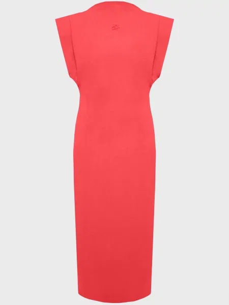 Сукня Karl Lagerfeld з джерсі червона