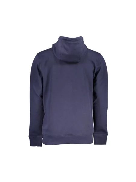 Bluza z kapturem Tommy Hilfiger z kapturem z długim rękawem niebieska