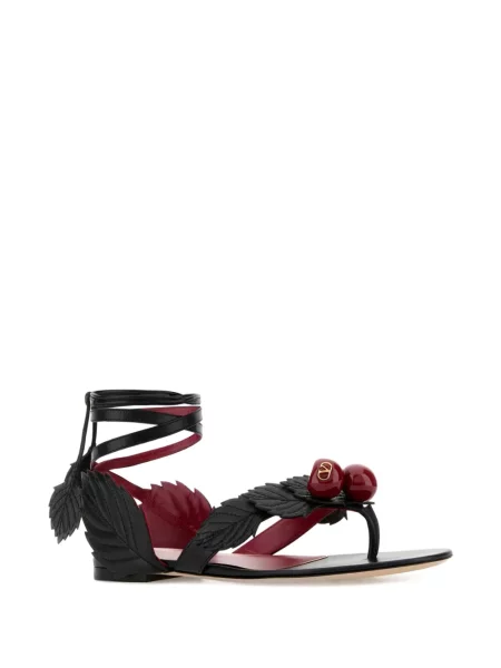 Sandale Valentino Garavani din piele negru