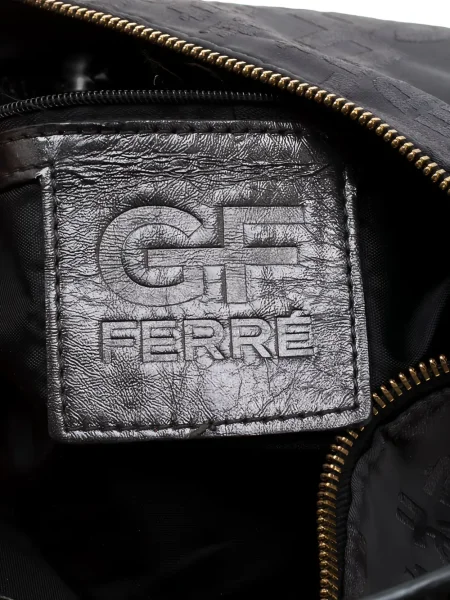 Geanta de piele Gianfranco Ferre din piele negru