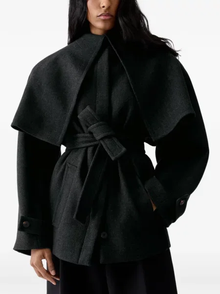 Scurt palton Jacquemus gri