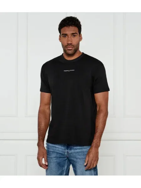 Tommy Jeans Tricou | Relaxed fit negru
