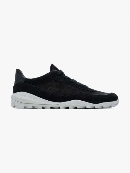 Велурени обувки Vivobarefoot NOVUS черно