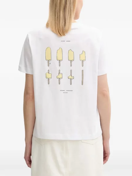 Tricou Samsøe Samsøe alb
