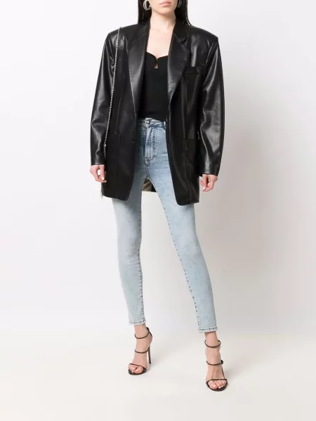 Слаб дънки skinny fit Philipp Plein синьо