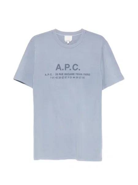 Majica A.p.c. s printom plava