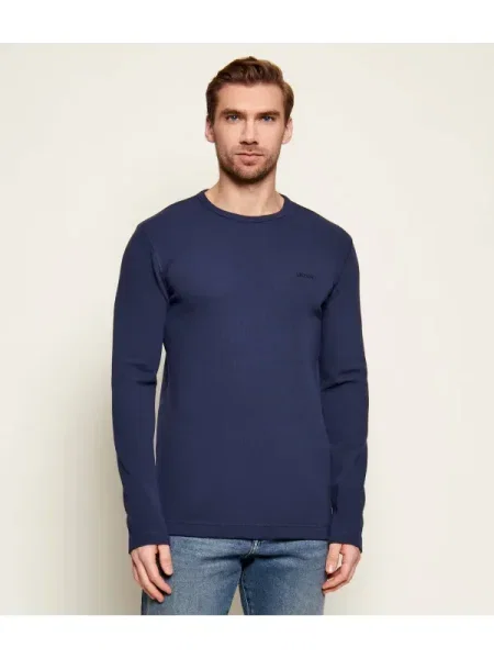 Tricou mânecă lungă Boss Orange portocaliu