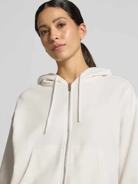 Oversized bluza rozpinana z mieszanki bawełny model SOUL' Smith And Soul biała