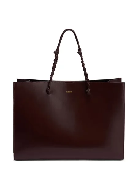 Geantă shopper Jil Sander maro