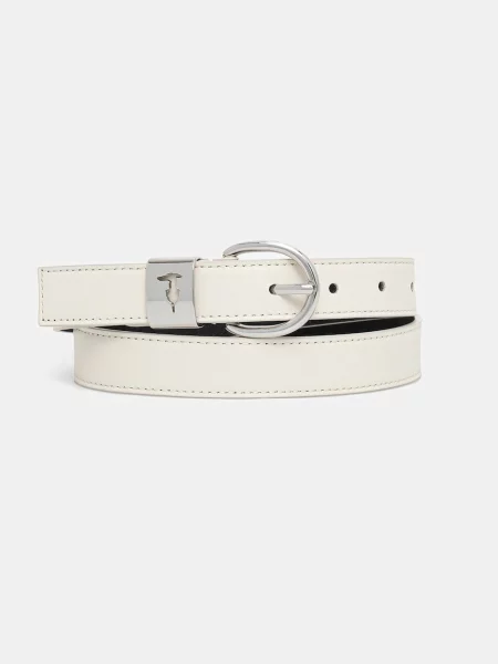 Кожен Trussardi бежово