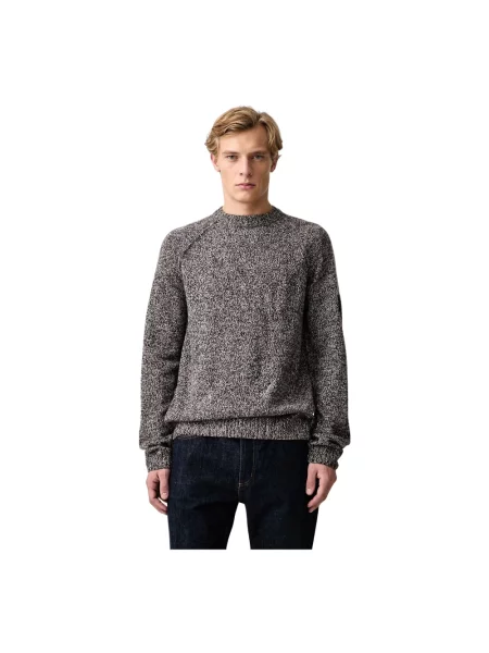 Sweter Karl Lagerfeld wełniany brązowy